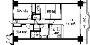 プレステージ青山の物件間取画像